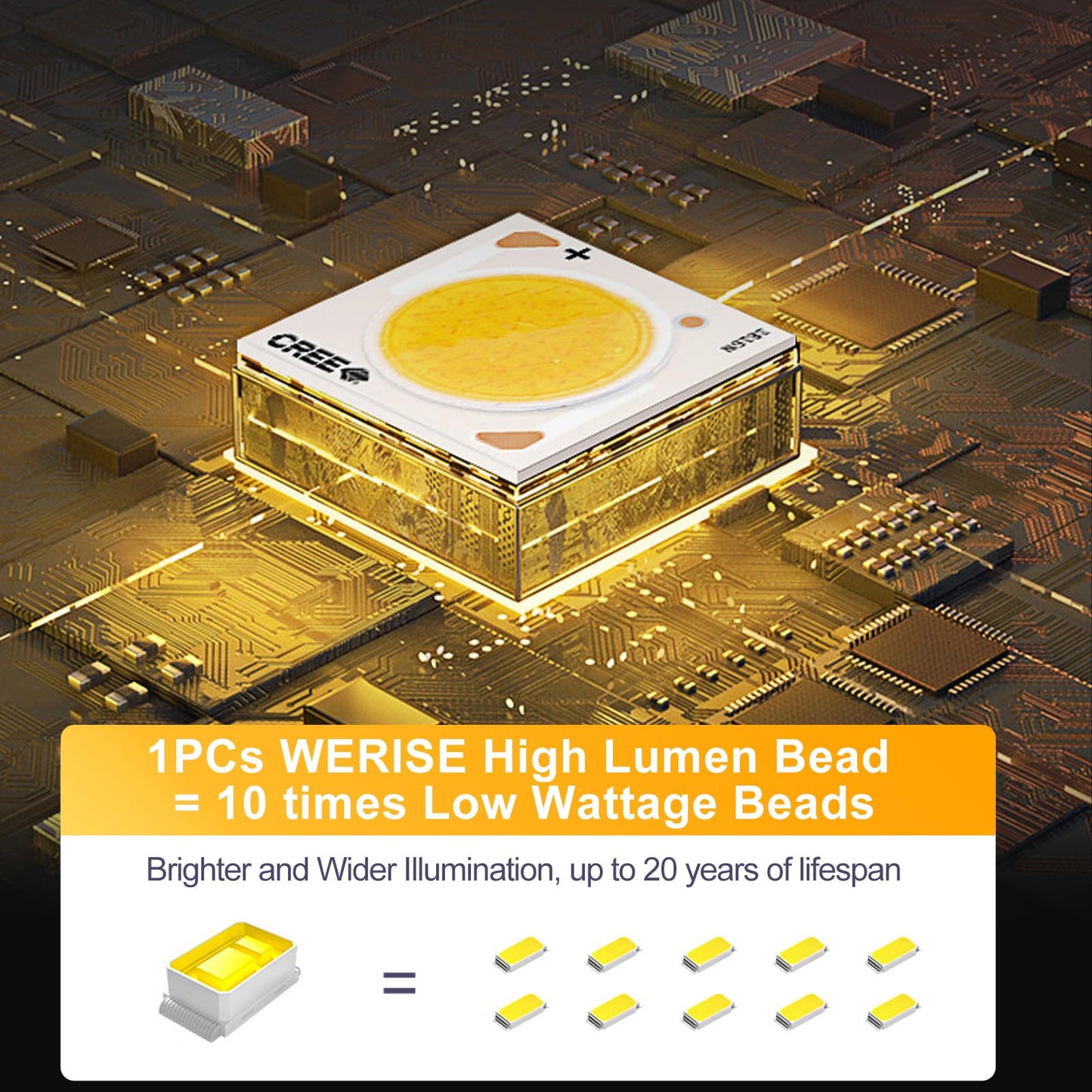 Lighteme 8000W Aluminum Frame Solar Street Lights Outdoor Motion Sensor, Dusk to Dawn 200000LM with Remote Control