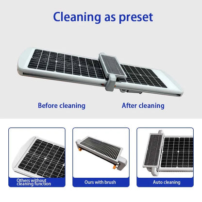 Lighteme 10,000W Commercial Solar street light All In One 6500K-Self Cleaning