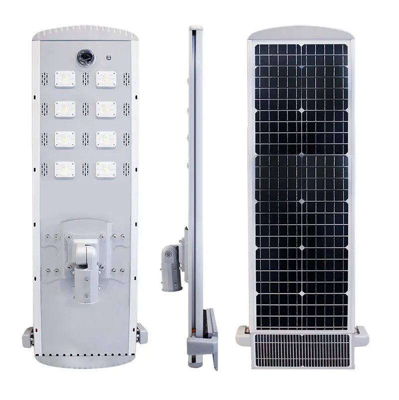 Lighteme 10,000W Commercial Solar street light All In One 6500K-Self Cleaning