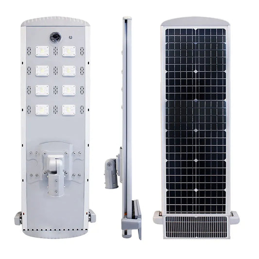 Lighteme 10,000W Commercial Solar street light All In One 6500K-Self Cleaning