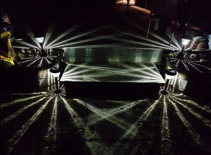 Lighteme 8 Pack Solar Pathway LED Lights Outdoor-Stainless Steel ( Gunmetal )