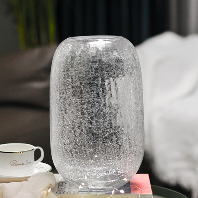 Lighteme Ice Flower Glass Vase