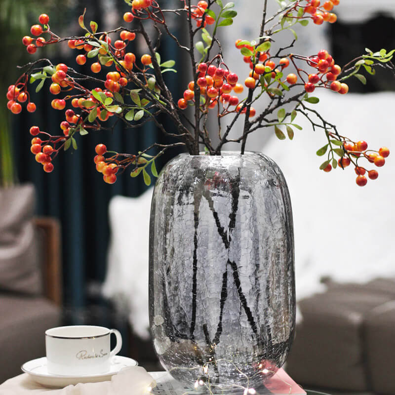 Lighteme Ice Flower Glass Vase