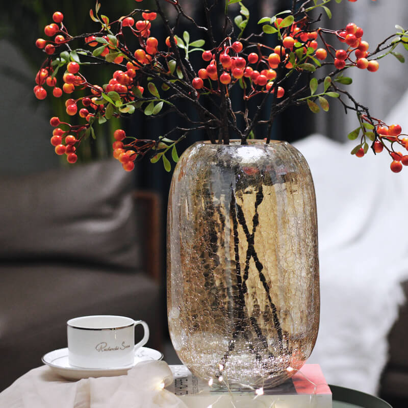Lighteme Ice Flower Glass Vase