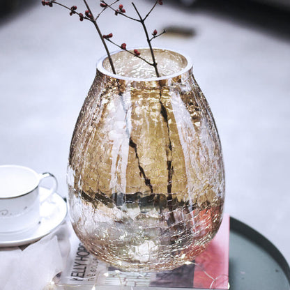 Lighteme Ice Flower Glass Vase