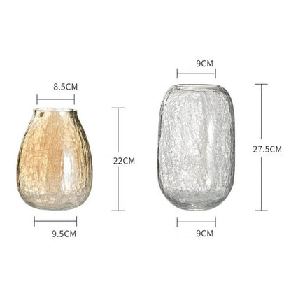 Lighteme Ice Flower Glass Vase