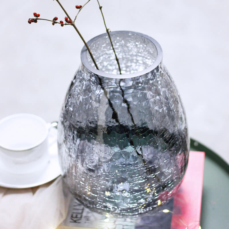 Lighteme Ice Flower Glass Vase