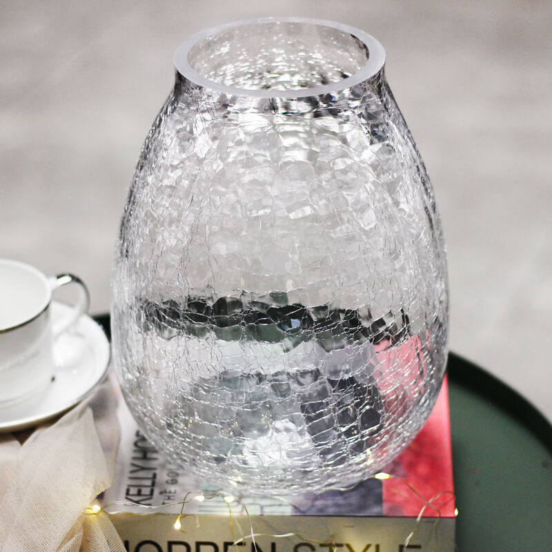 Lighteme Ice Flower Glass Vase