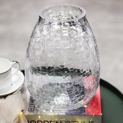 Lighteme Ice Flower Glass Vase