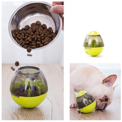 Lighteme Interactive Dog Bowl Funny Pet Leakage Food Container (2 colors)