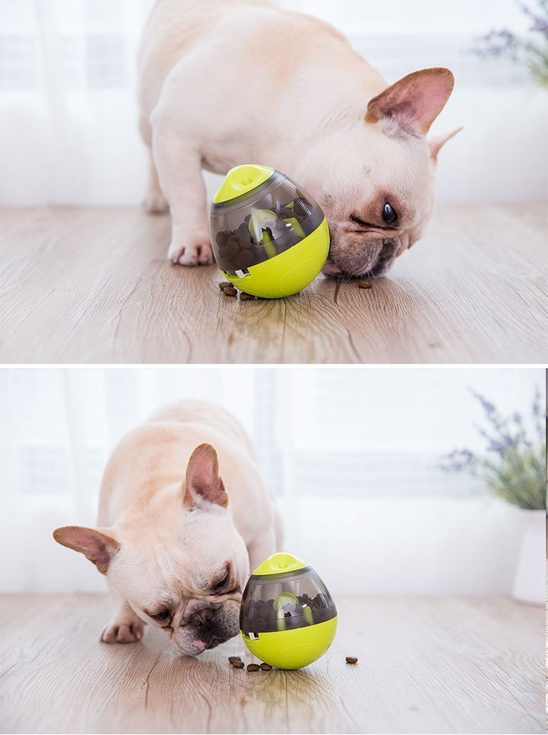 Lighteme Interactive Dog Bowl Funny Pet Leakage Food Container (2 colors)