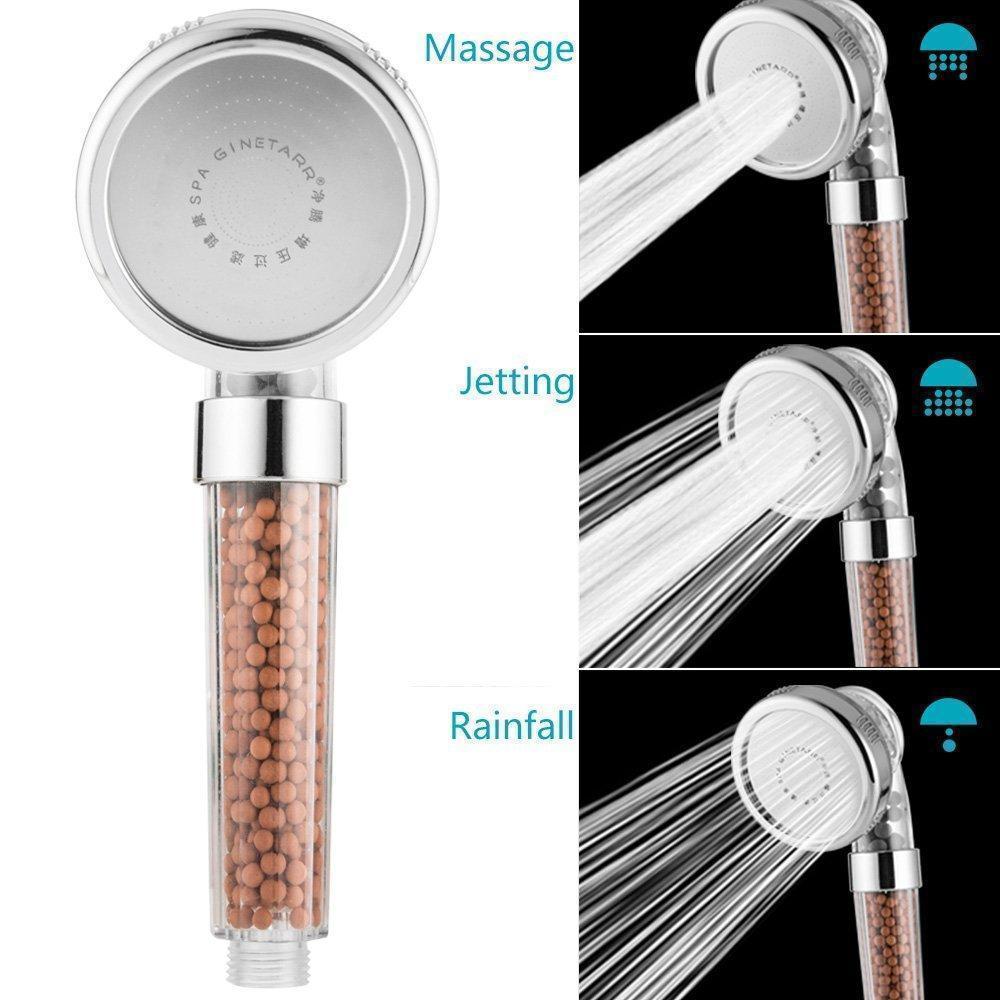 Pommeau de douche haute pression Lighteme 3 modes (7 couleurs)