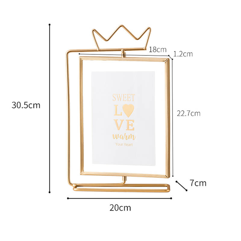 Cadre photo Lighteme Iron Crown