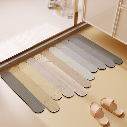 Lighteme Irregular Gradient Diatom Mud Bath Mat
