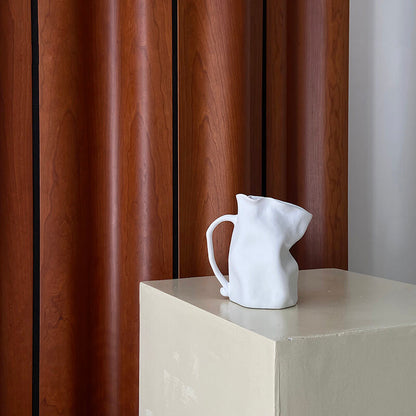 Vase en céramique plissé irrégulier Lighteme