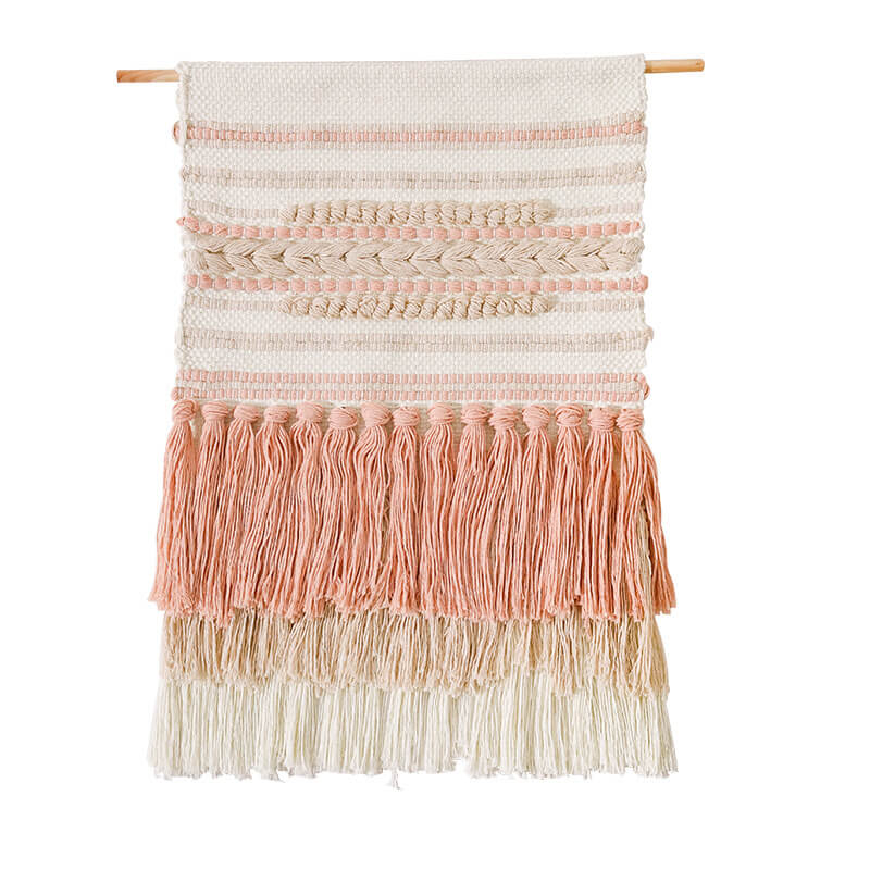 Lighteme Jacquard Tassel Wall Hanging