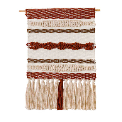 Lighteme Jacquard Tassel Wall Hanging