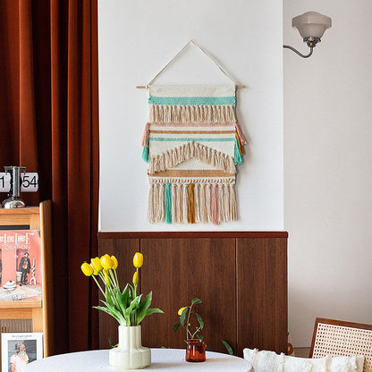 Lighteme Jacquard Tassel Wall Hanging
