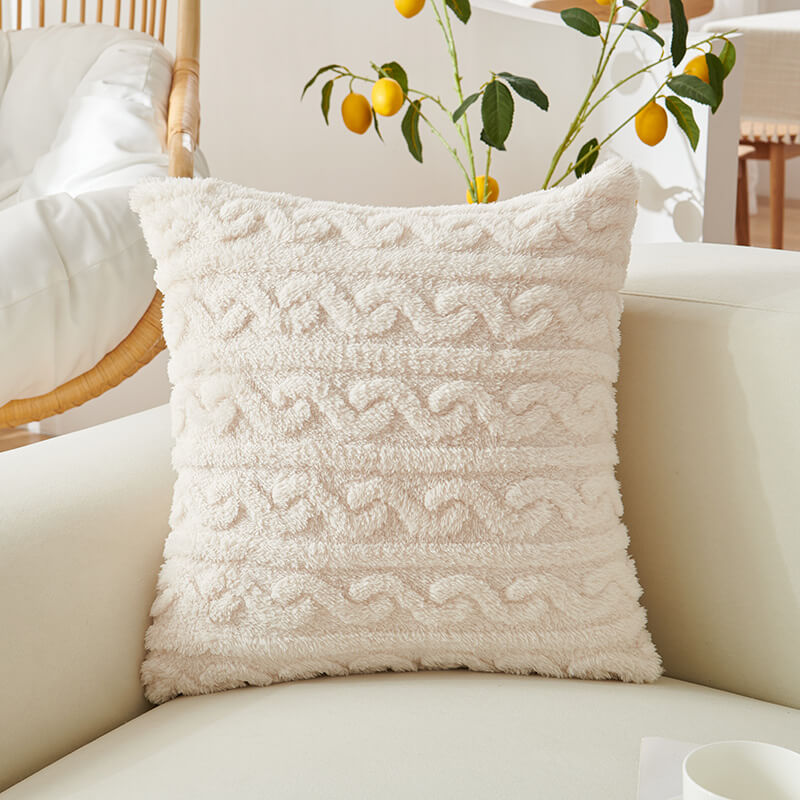 Lighteme Jacquard Throw Pillow Cover