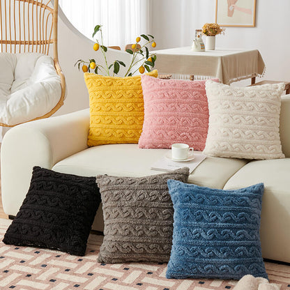 Lighteme Jacquard Throw Pillow Cover