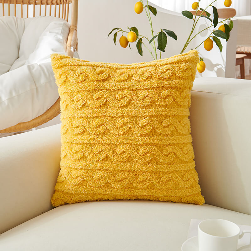 Lighteme Jacquard Throw Pillow Cover