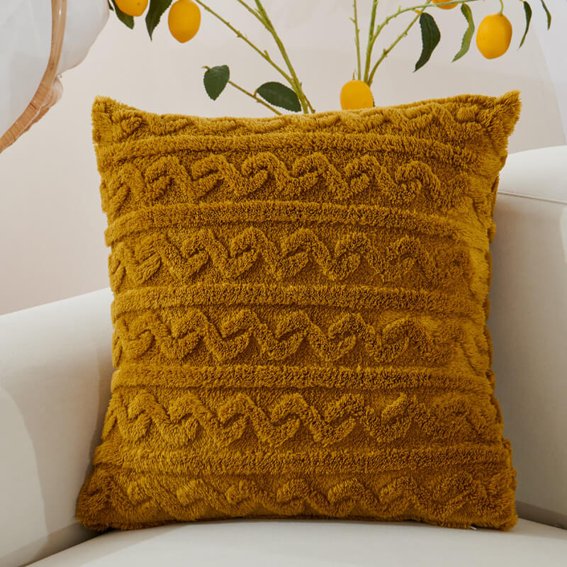 Lighteme Jacquard Throw Pillow Cover
