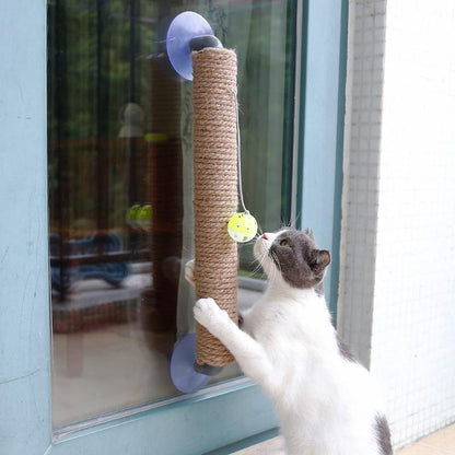 Lighteme Jute Sucker Cat Climbing Wall Scratcher Toy