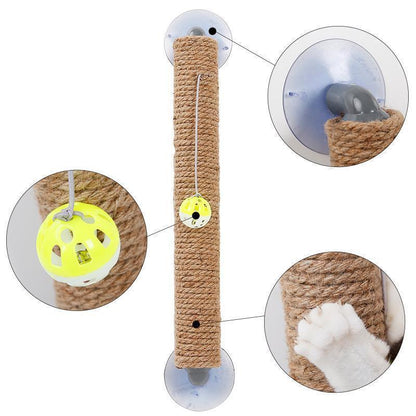 Lighteme Jute Sucker Cat Climbing Wall Scratcher Toy