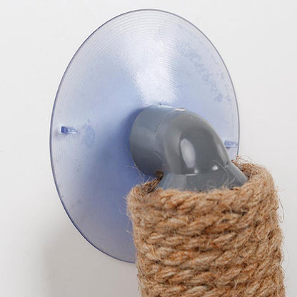 Lighteme Jute Sucker Cat Climbing Wall Scratcher Toy