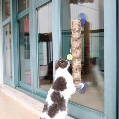 Lighteme Jute Sucker Cat Climbing Wall Scratcher Toy