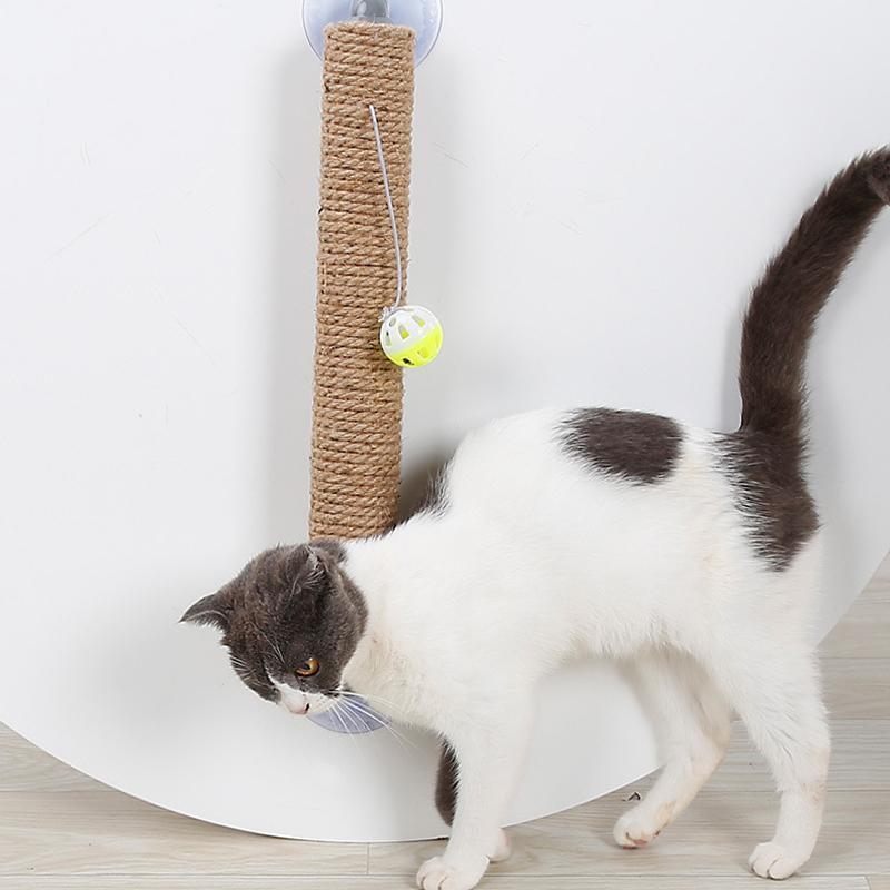 Lighteme Jute Sucker Cat Climbing Wall Scratcher Toy