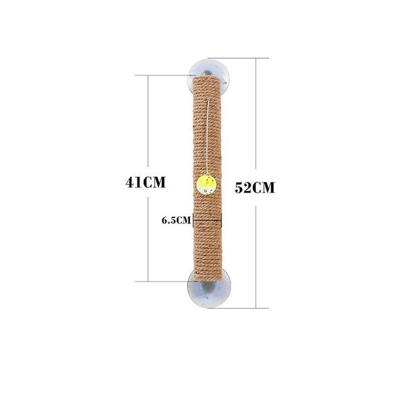 Lighteme Jute Sucker Cat Climbing Wall Scratcher Toy