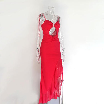 Sexy rückenfreies Kleid mit Schnürung von Lighteme