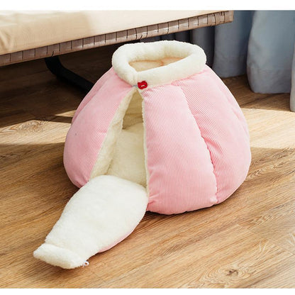 Lighteme Kitten Cute Velvet Bed Removable And Washable Mat (4 colors & 2 sizes)