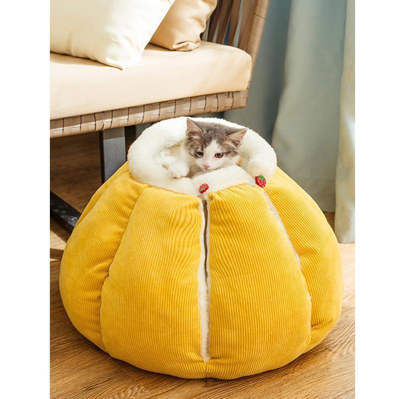 Lighteme Kitten Cute Velvet Bed Removable And Washable Mat (4 colors & 2 sizes)