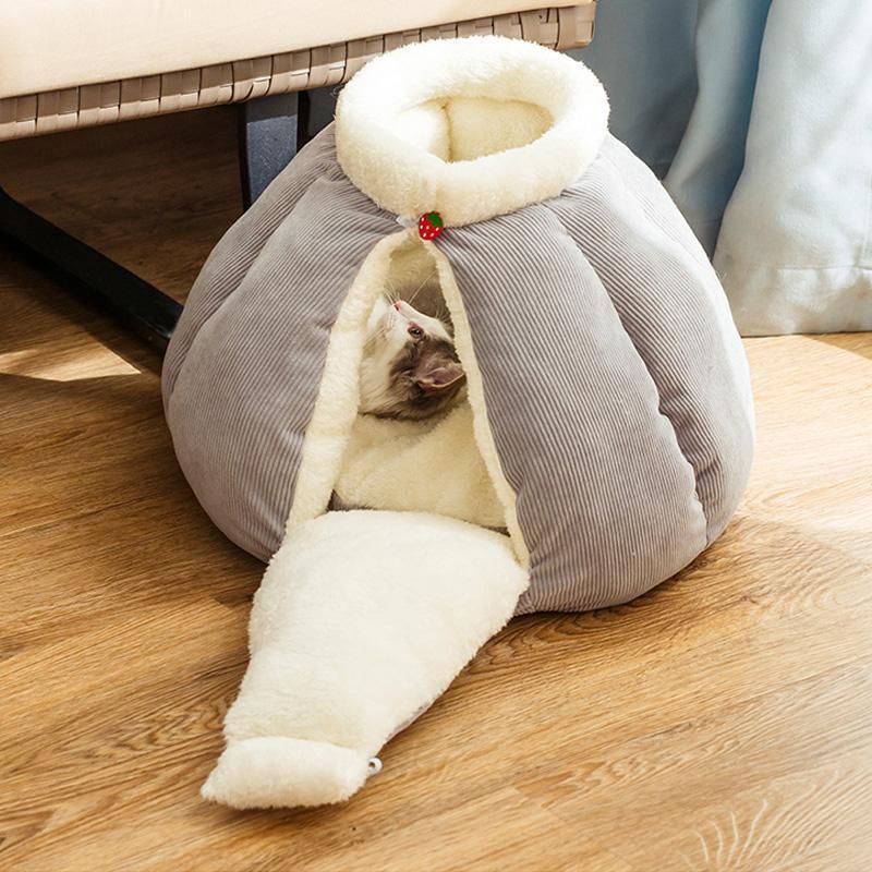 Lighteme Kitten Cute Velvet Bed Removable And Washable Mat (4 colors & 2 sizes)