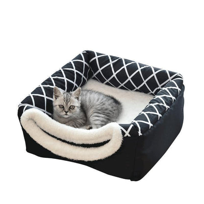 Lighteme Kitten House Dual-Use Cat Nest Pet Bed (2 colors & 2 sizes)