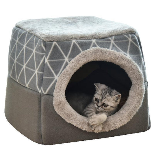 Lighteme Kitten House Katzennest mit Doppelfunktion (2 Farben &amp; 2 Größen)