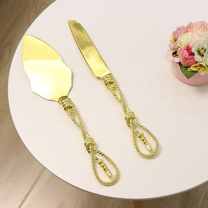 Lighteme Knot Design Stainless Steel Cake Spatula