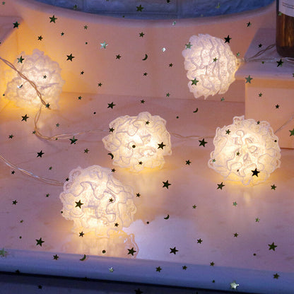 Lighteme LED Macrame Ball String Lights
