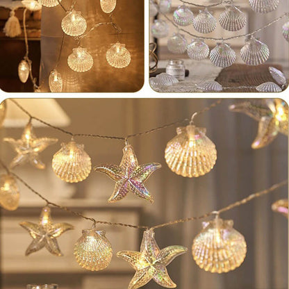 Lighteme LED Romantic Fluorescent Shell String Light