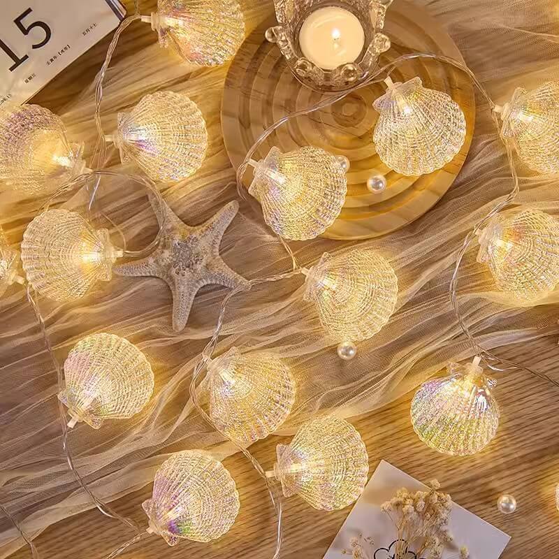 Lighteme LED Romantic Fluorescent Shell String Light