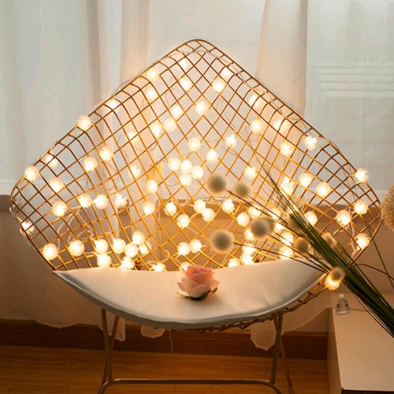 Lighteme LED Snowball String Lights