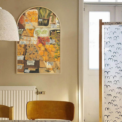 Peinture sur toile arquée paysage Lighteme