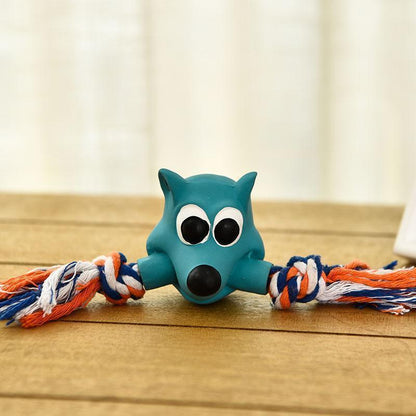 Lighteme Latex Cotton Rope Chewing Dog Toy (2 Types)