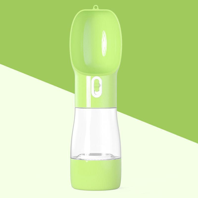Bouteille d'eau anti-fuite pour chien Lighteme avec compartiment à nourriture (4 couleurs)