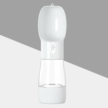 Bouteille d'eau anti-fuite pour chien Lighteme avec compartiment à nourriture (4 couleurs)