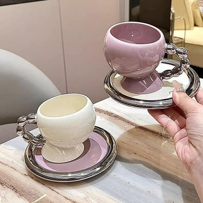 Lighteme Light Luxury Ceramic Coffee Cup