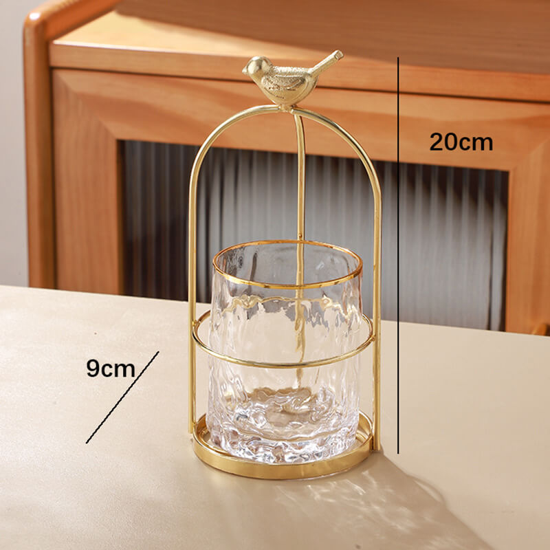 Lighteme Light Luxury Dessert Fork Spoon Storage Jar
