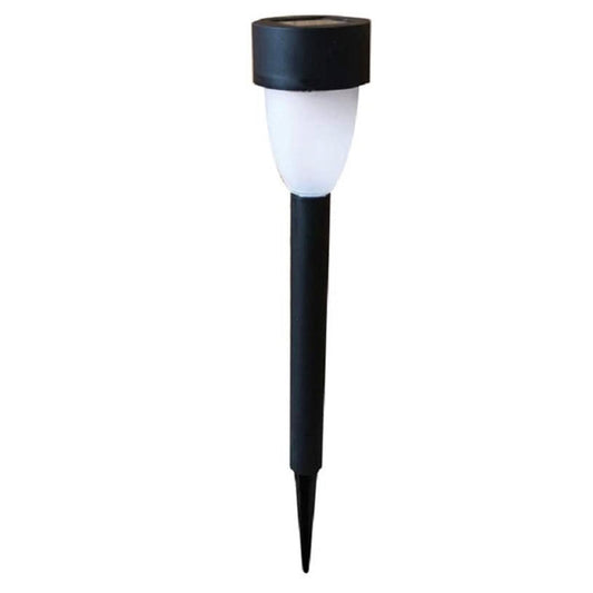 Lighteme Silver Solar Powered Led Pathway Light Stainless Steel-15 Pack